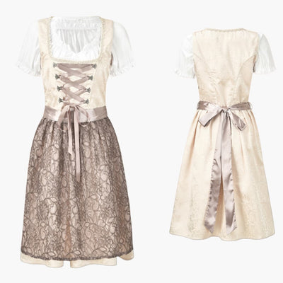Dirndl Trachten kleid für Damen - Oktoberfest 2025