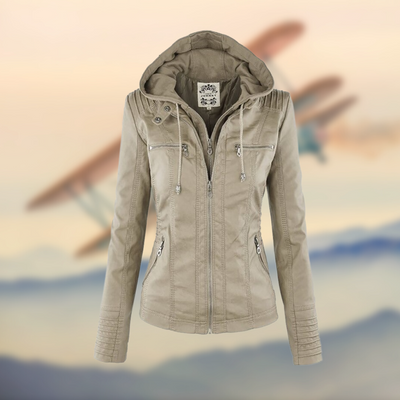 RACHELLE™-ELEGANTE UND EINZIGARTIGE LEDERJACKE