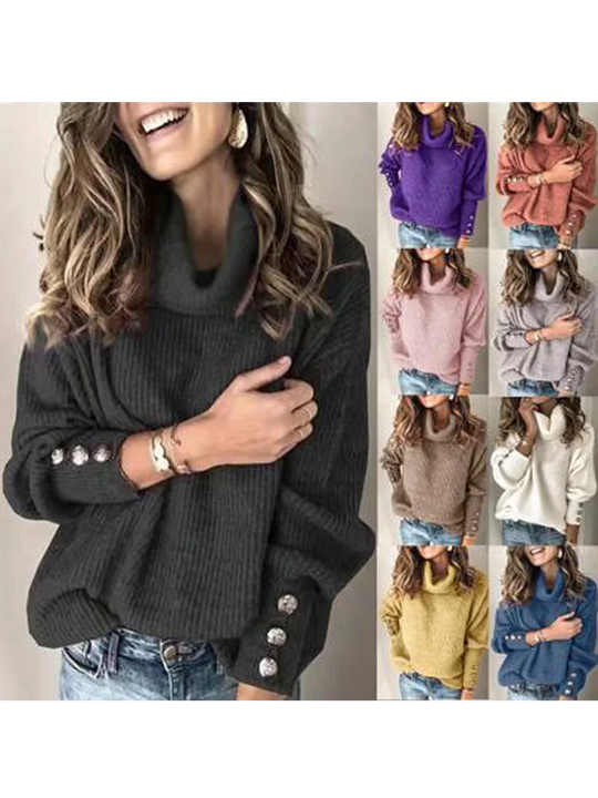 Priscilla | Schmeichelhafter Damenpullover mit hoher Taille