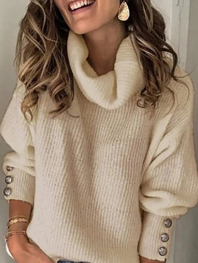 Priscilla | Schmeichelhafter Damenpullover mit hoher Taille