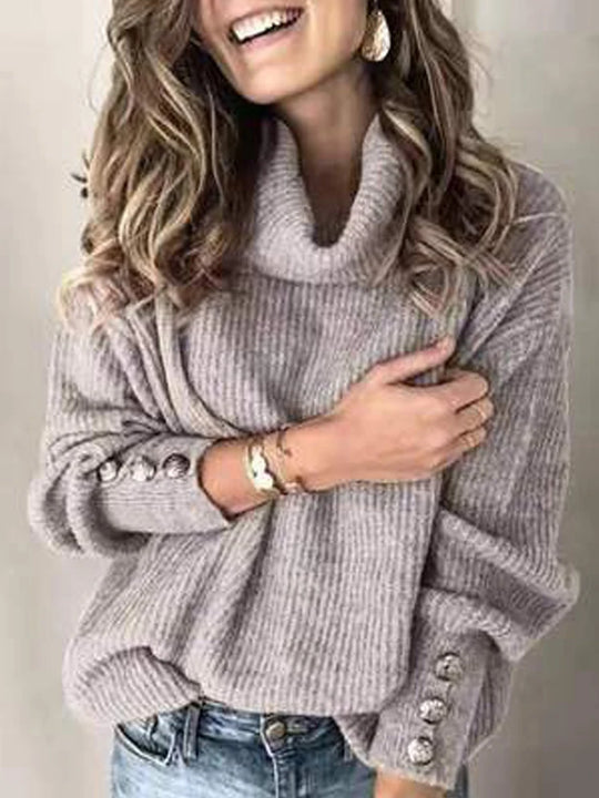 Priscilla | Schmeichelhafter Damenpullover mit hoher Taille