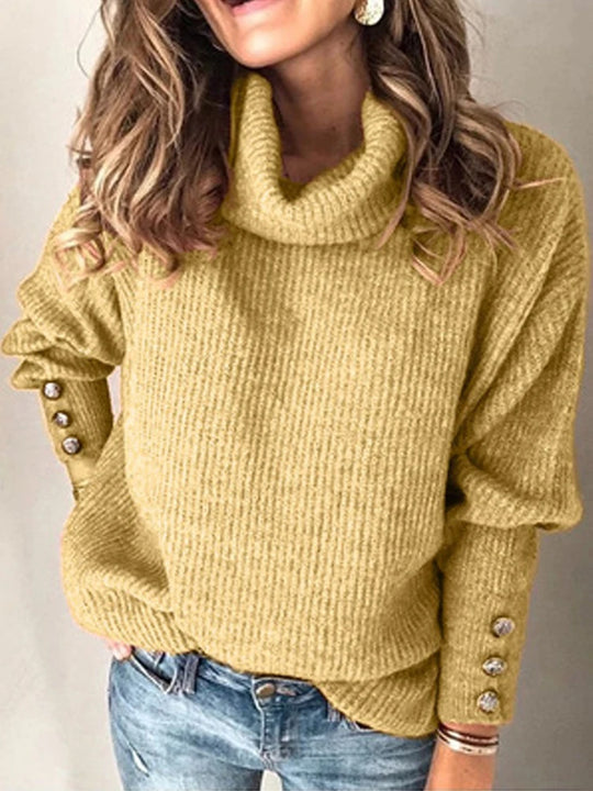 Priscilla | Schmeichelhafter Damenpullover mit hoher Taille