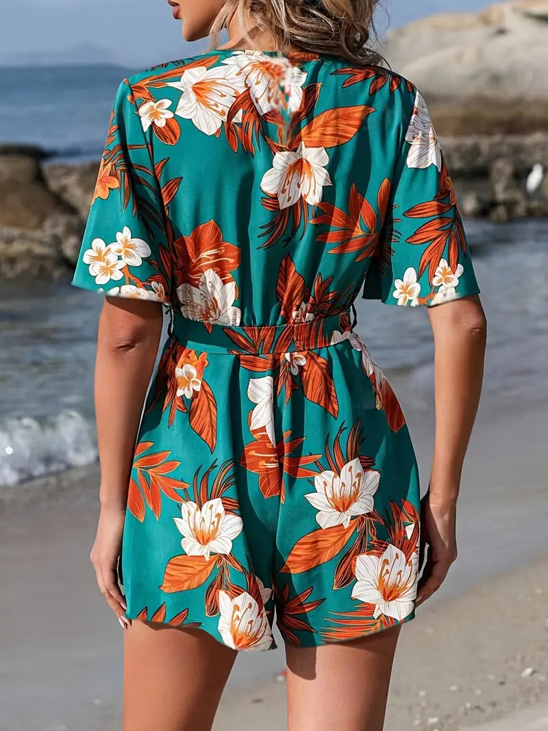 Daneva – Eleganter Strampler mit Blumenmuster