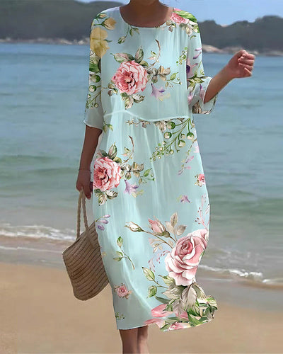 MARTHA - ELEGANTES BLUMENKLEID