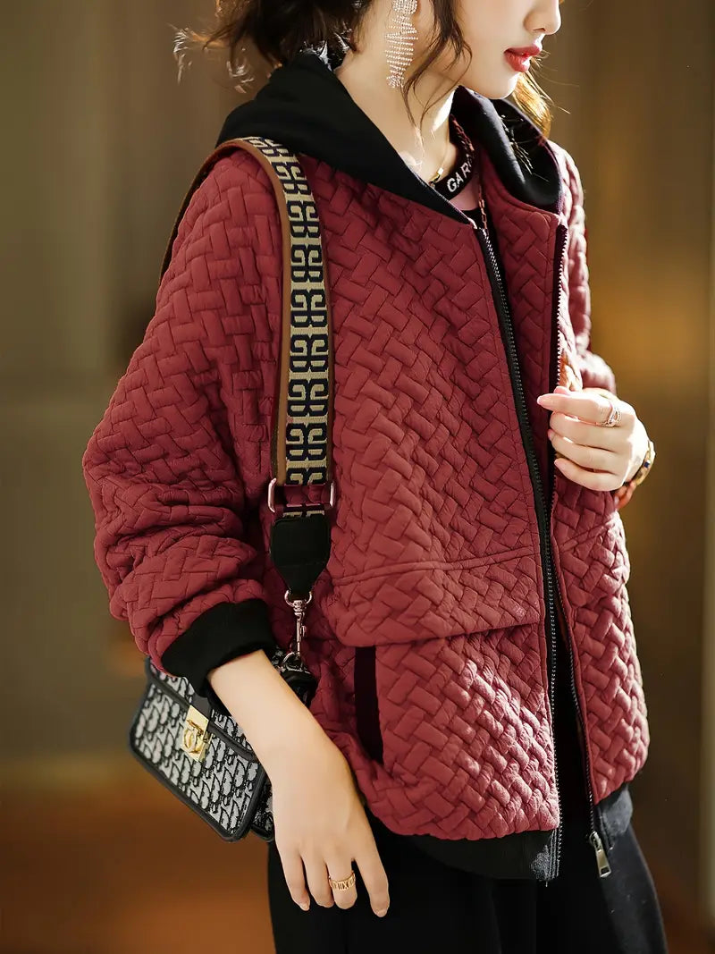 MIRELLE GESTEPPTE KAPUZENJACKE