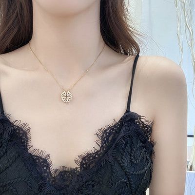 Liebesklee-Vierer-Halskette