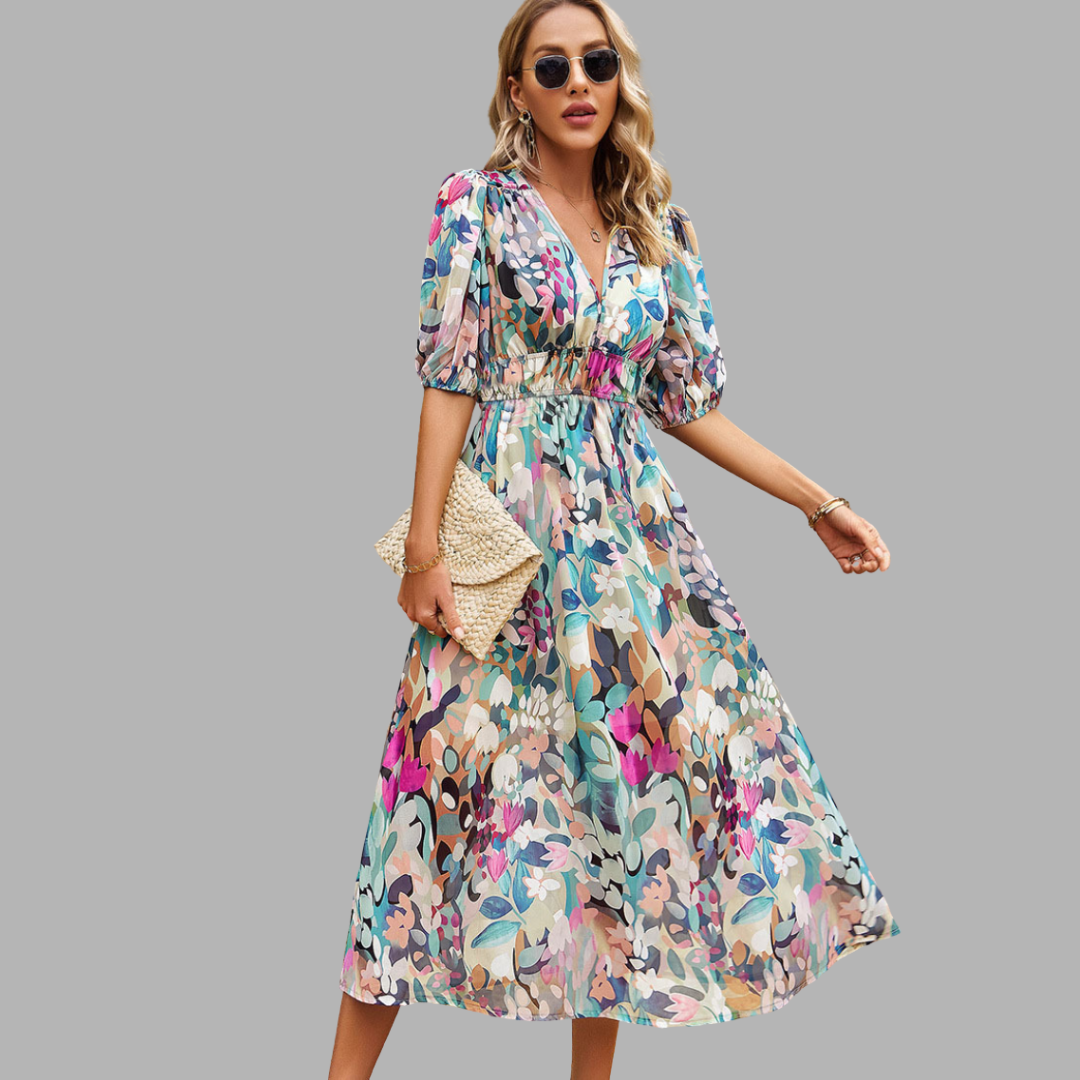 Edeltraud | Stilvolles Maxikleid für warme Tage