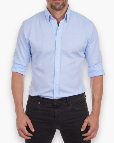 Herren Modisches Zip Fit Hemd | Elegant