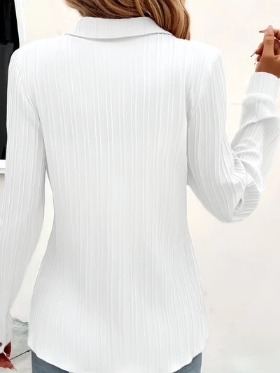 Ella – Bluse in Unifarbe