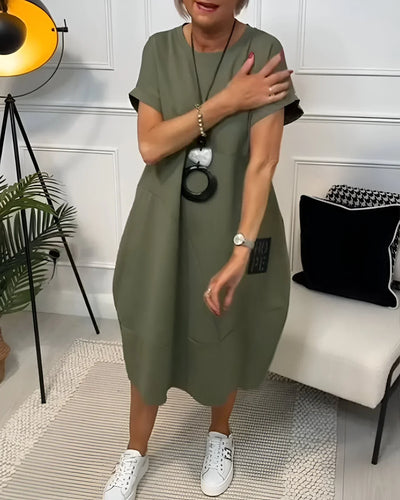 Jocelyn – Bequemes Freizeitkleid Mit Tasche