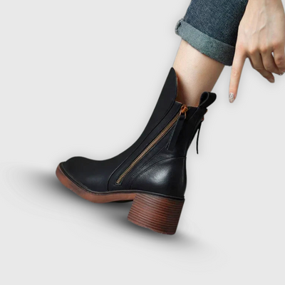 Marcy - Elegante Stiefeletten mit Blockabsatz