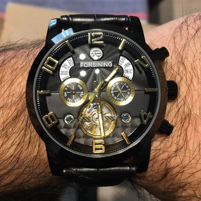 Elegante mechanische Tourbillon-Automatikuhr