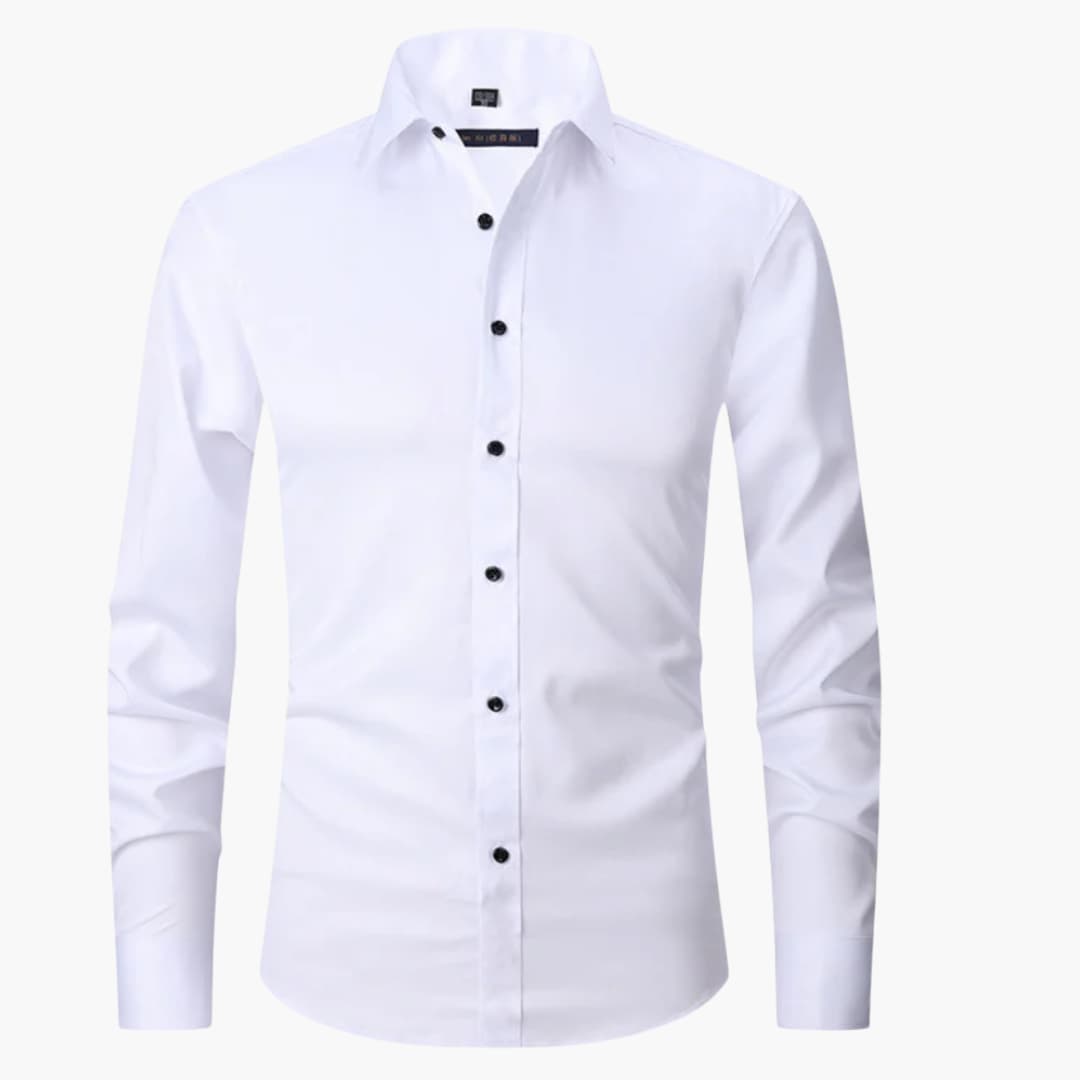 Herrenhemd mit Stretch und langen Ärmeln für jede Saison