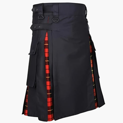 Asymmetrischer Falten-Kiltrock für Damen - Oktoberfest 2025