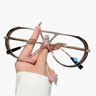 Damen Sonnenbrille mit UV400 Schutz und zweifarbigem Rahmen