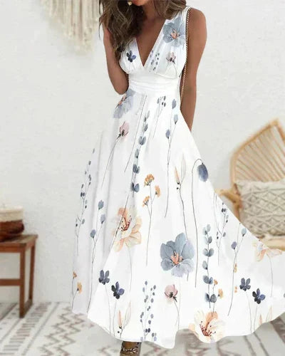 Barbie – Atemberaubendes weißes Blumenkleid