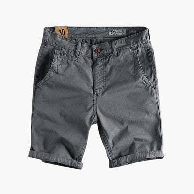 Herren Shorts aus leichter Sommerware mit Taschen und Knopfverschluss