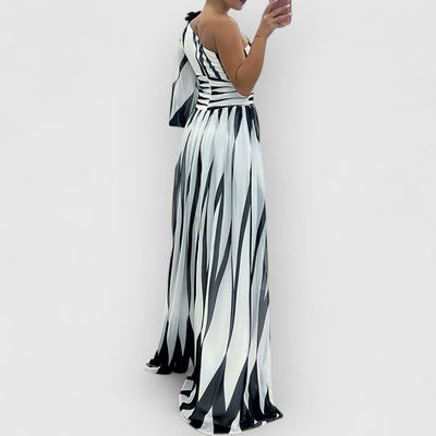 Chloe | Gestreiftes Maxikleid