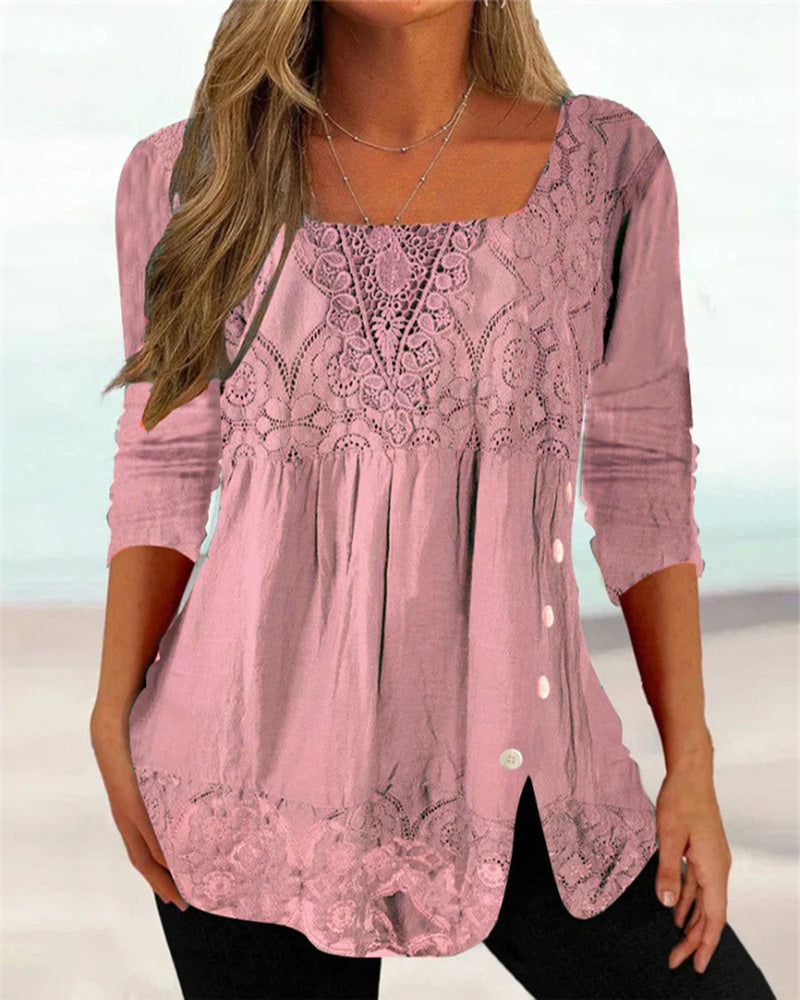 Laura – stylische bluse für den frühling