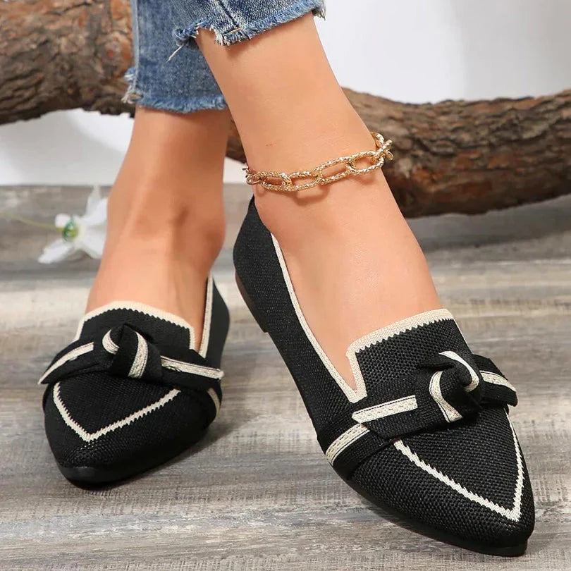 Juniper – Stilvolle flache Schuhe mit spitzer Spitze