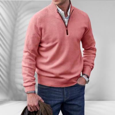 TOBIAS™ | Reißverschluss-Pullover aus Baumwolle