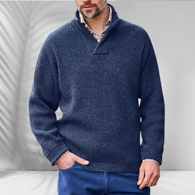 LUDWIG™ | Warmer Pullover mit V-Ausschnitt
