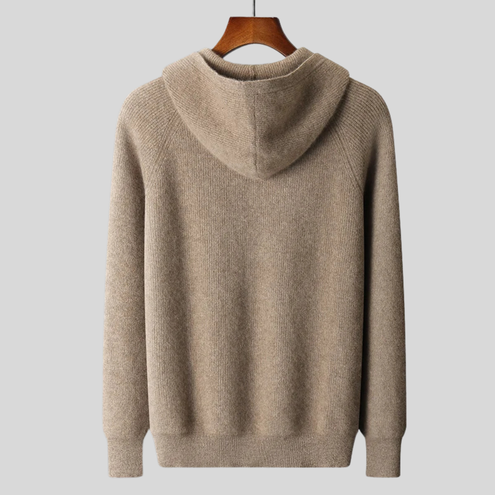ROYAL CASHMERE MERINO WOOL ZIP UP