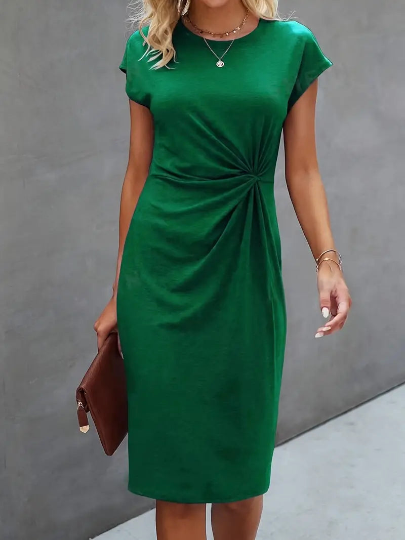 Monette – Lässig-schickes Midikleid mit Knotendetail