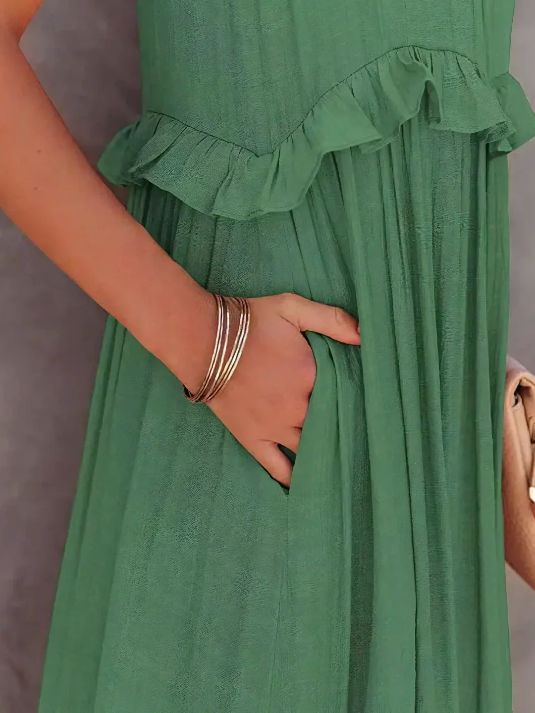 Madelyn | Bohemian Ruffled Maxi Dress