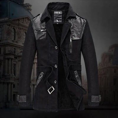 Ludwig | Eleganter isolierter langer Trenchcoat für Herren