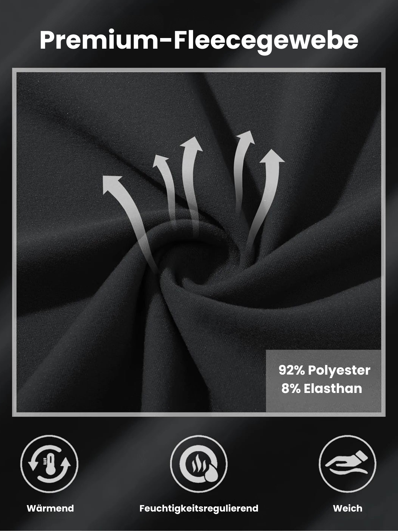 Teraxo | Atmungsaktives Langarmshirt für Herren Winter