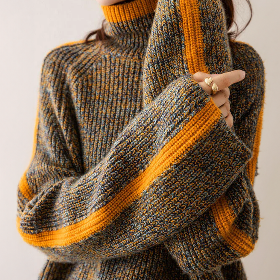 Serena | Luxuriös weich gestrickter Rollkragenpullover für Damen