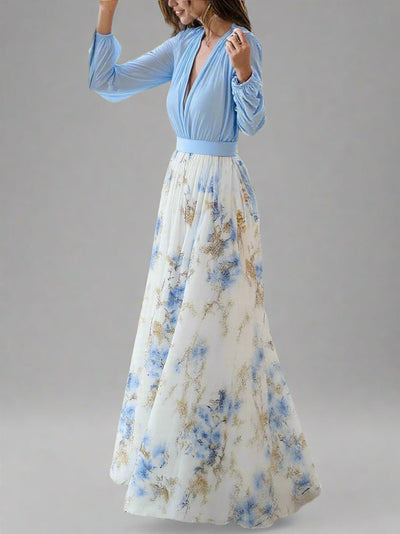 KATHARINA™ | Florales Kleid aus Bio-Stoff
