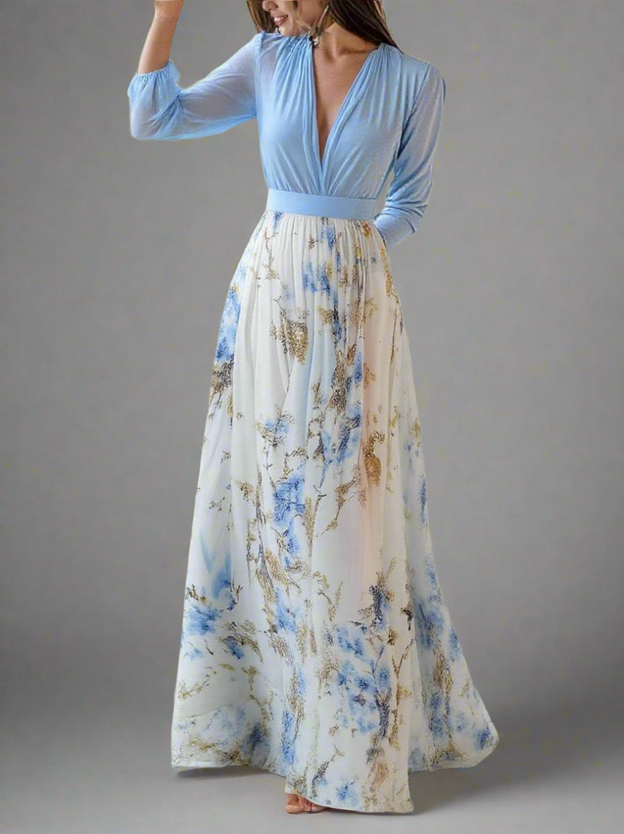 KATHARINA™ | Florales Kleid aus Bio-Stoff