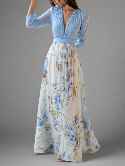 KATHARINA™ | Florales Kleid aus Bio-Stoff