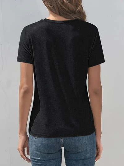 Vitaliya - Lässiges T-Hemd Mit Kurzen Ärmeln