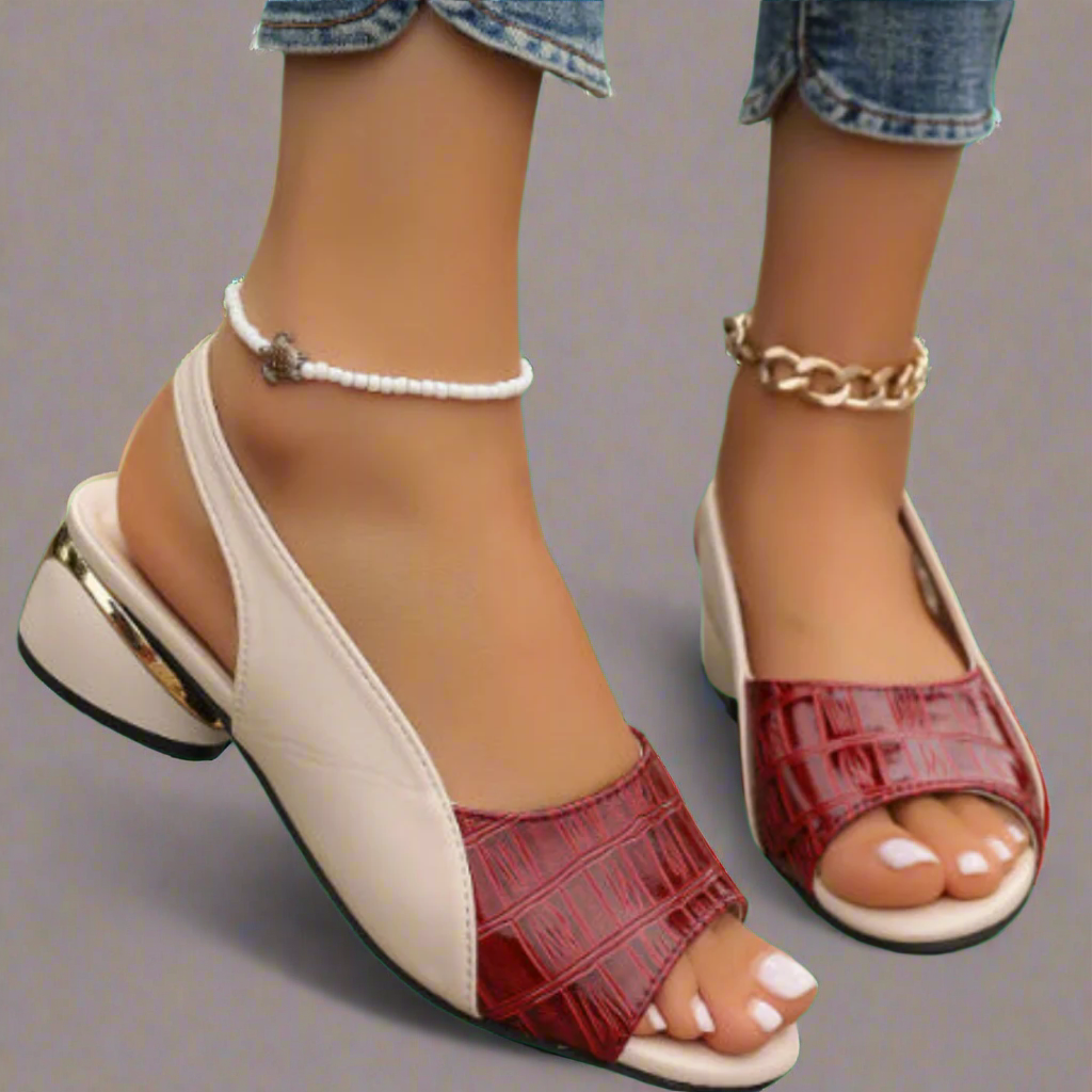 NORELLE - BEQUEME SANDALE MIT OFFENER SPITZE