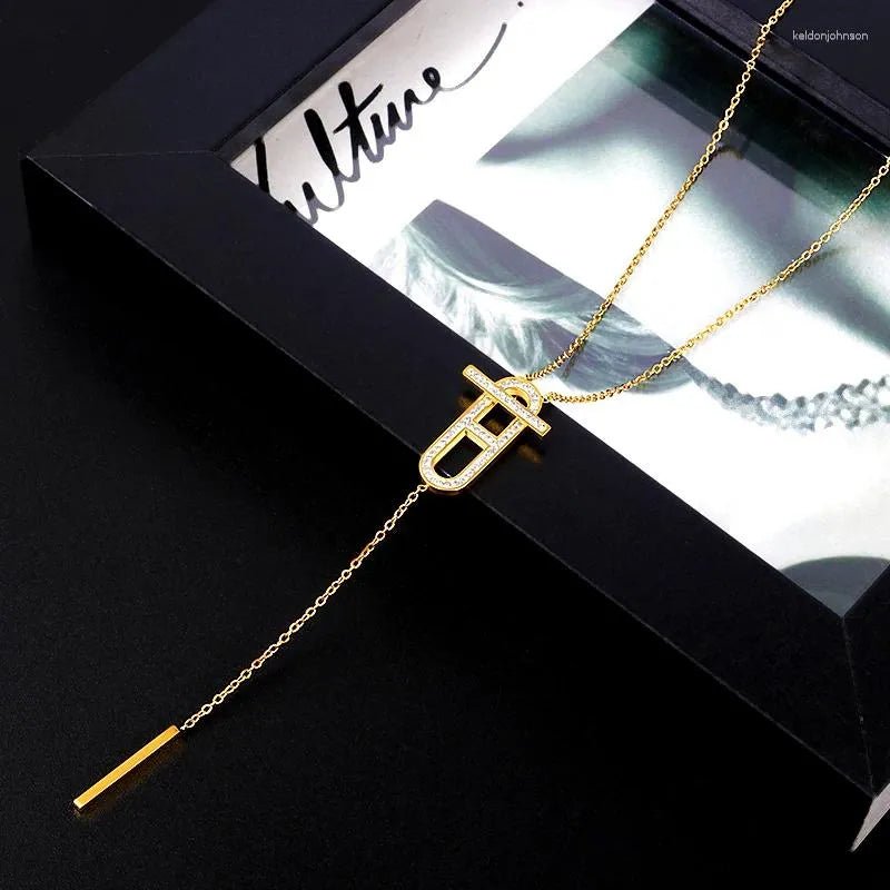 Faith Elegante Halskette | Vergoldet