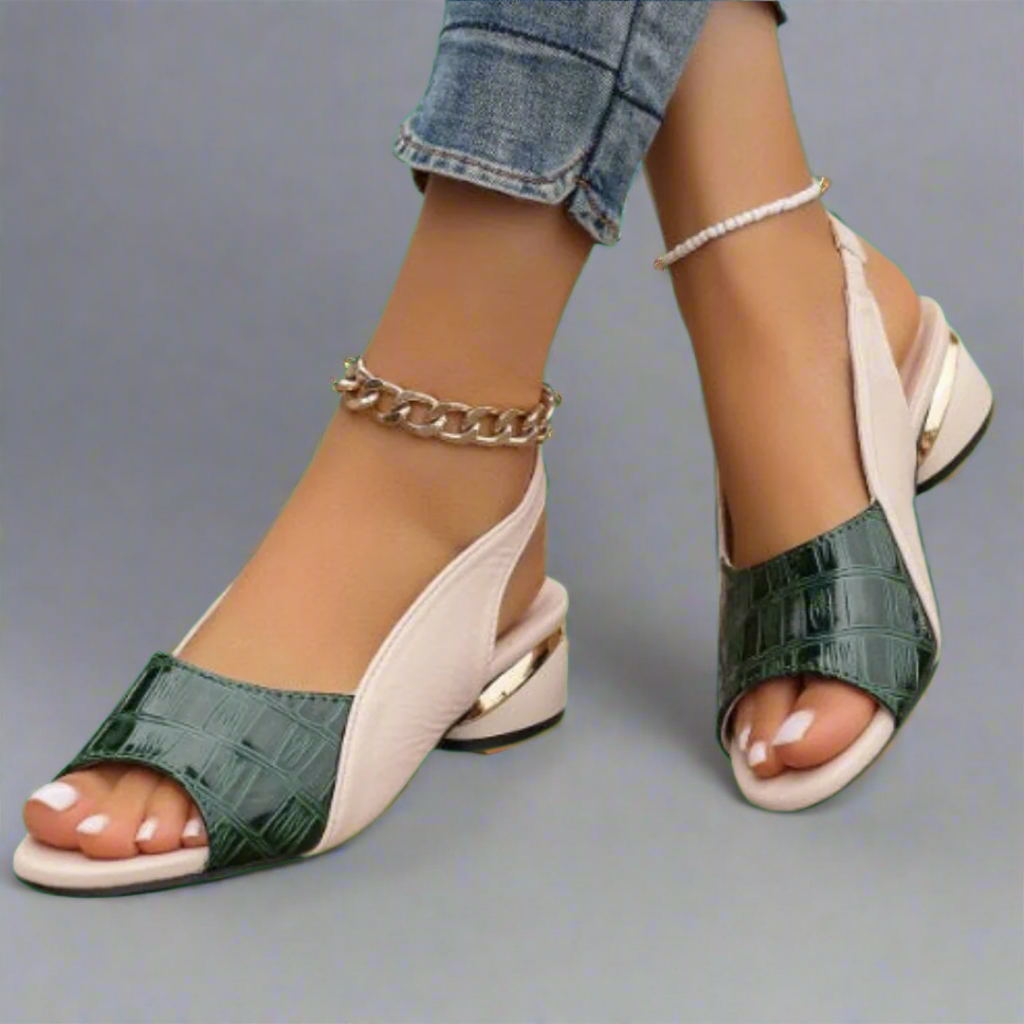 NORELLE - BEQUEME SANDALE MIT OFFENER SPITZE