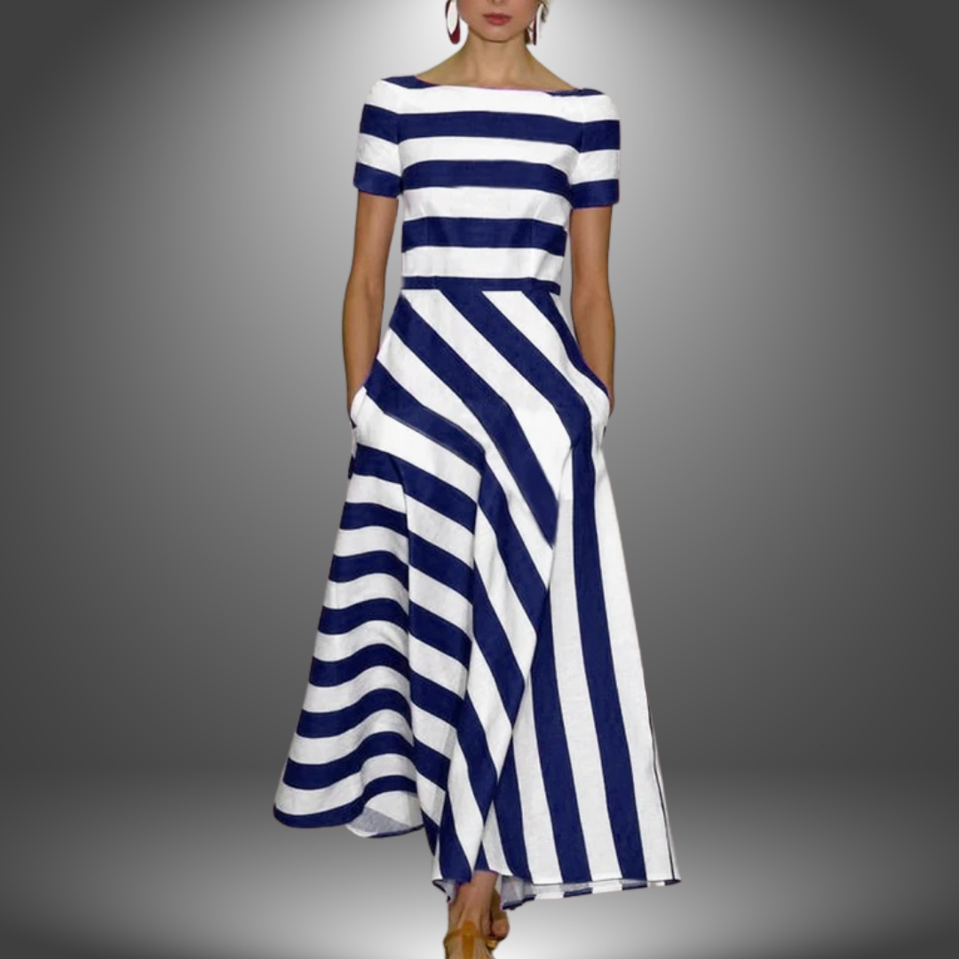 Olivia | Lässige, abstrakte Druckhose