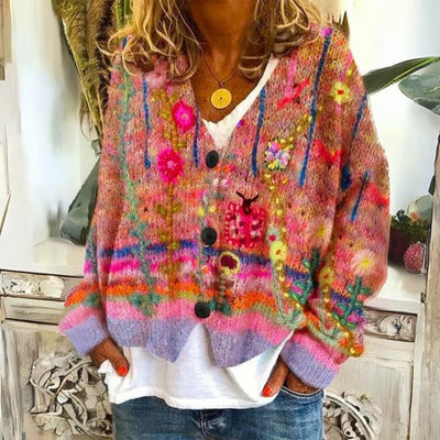 Eléa - blumenpullover für damen
