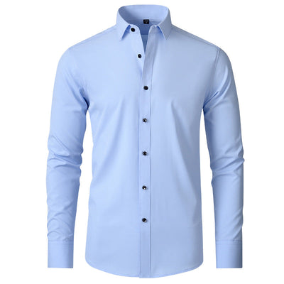 Benjamin | Classic Slim Fit Stretchable Langarm Business Hemd