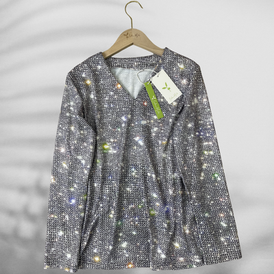ELAINA™ | Glitzernde Bluse für Festlichkeiten