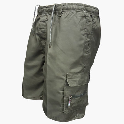 Herren Cargo Shorts mit Taschen und Kordelzug für Sommer