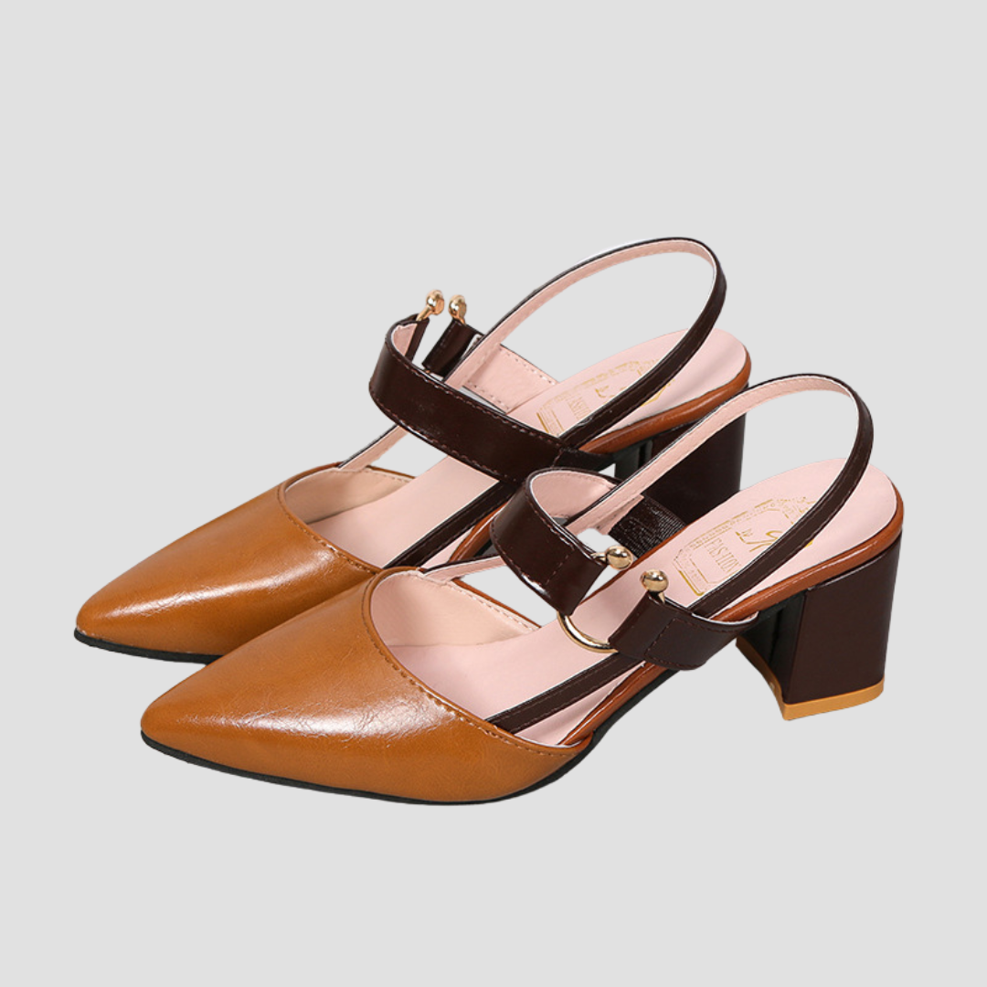 Nia | Orthopädische Komfort-Sandalen mit Blockabsatz