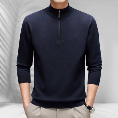 FABIAN™ | Reißverschluss-Pullover aus Baumwolle