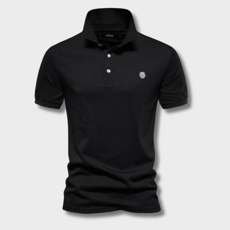 James | Zeitloses, schmal geschnittenes Herren-Poloshirt
