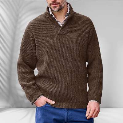 LUDWIG™ | Warmer Pullover mit V-Ausschnitt