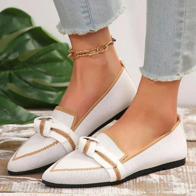 Juniper – Stilvolle flache Schuhe mit spitzer Spitze