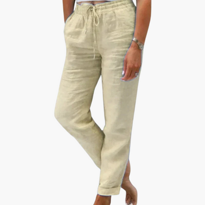Sommerhose für Damen - Luftig, Locker & mit Tunnelzugbund